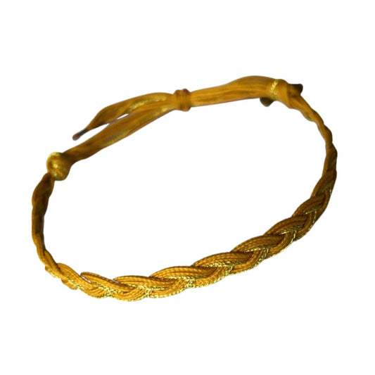 Tresse Metallic Braided Bracelet-Assorted Colors
