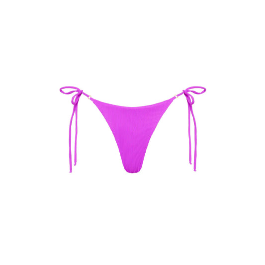 Electric Violet Tie Side Thong Bottom
