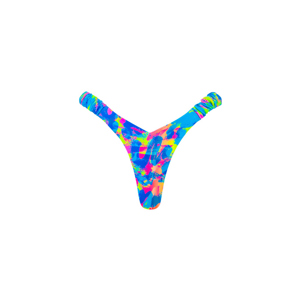 Moon Lagoon Retro Y Thong Bottom