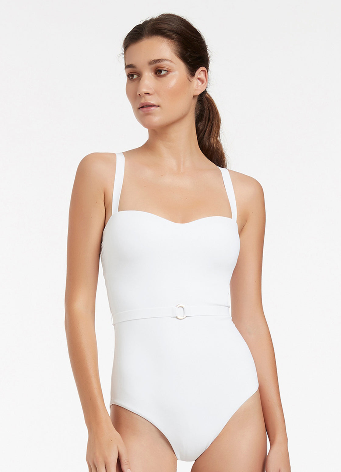 White Infinity Tank One Piece